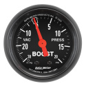 Laddtrycksmätare 52mm 30IN HG /20PSI (Mekanisk) Z-SERIES
