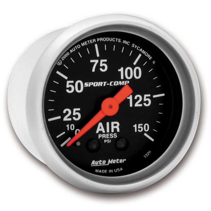atm3320 Lufttrycksmätare 52mm 150PSI (Mekanisk) SPORT-COMP