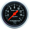 EGT-mätare 52mm 1600ºF (Digital Stepper-motor) SPORT-COMP