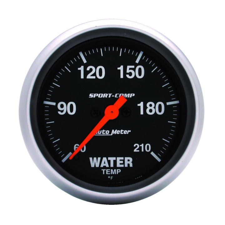 atm3569 Vattentempmätare 66.7mm 60-210ºF (Digital Stepper-motor) SPORT-COMP