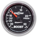 Laddtrycksmätare 52mm 30IN HG / 30PSI (Mekanisk) SPORT-COMP II