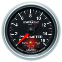 EGT-mätare 52mm 1600ºF (Digital Stepper-motor) SPORT-COMP II