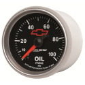Oljetrycksmätare 52mm 100PSI (Digital Stepper-motor) GM CHEVY Svart