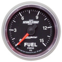Bränsletrycksmätare 52mm 15PSI (Digital Stepper-motor) SPORT-COMP II