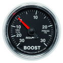 Laddtrycksmätare 52mm 30INHG / 30PSI (Digital Stepper-motor) GS