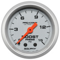 Laddtrycksmätare 52mm 15PSI (Mekanisk) Ultra-Lite