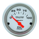 Oljetrycksmätare 52mm 100PSI (Elektrisk) Ultra-Lite