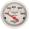 Vattentempmätare 52mm 40-120ºC (Elektrisk) Ultra-Lite