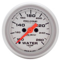 Vattentempmätare 52mm 100-260ºF (Digital Stepper-motor) Ultra-Lite