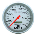 Hastighetsmätare 127mm 200MPH (Elektrisk) Ultra-Lite