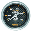 Bränsletrycksmätare 52mm 100PSI (Mekanisk) CARBON FIBER