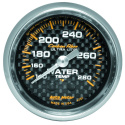 Vattentempmätare 52mm 140-280ºF (Mekanisk) CARBON FIBER
