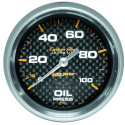 Oljetrycksmätare 66.7mm 100PSI (Mekanisk) CARBON FIBER