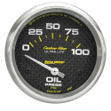 Oljetrycksmätare 66.7mm 100PSI (Elektrisk) CARBON FIBER