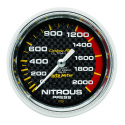 Lustgasmätare (Tryck) 66.7mm 1600PSI (Mekanisk) CARBON FIBER