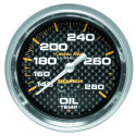 Oljetempmätare 66.7mm 140-280ºF (Mekanisk) CARBON FIBER