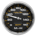 Hastighetsmätare 127mm 160MPH (Elektrisk). Programerbar CARBON FIBER