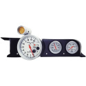 Mätarhållare Instrumentpanel Trippel (5\'\' Piedestal TACH 2 5/8\'\'X2) MUSTANG 87-93 FOX Autometer