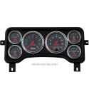 Mätarhållare \'\'Direct-fit\'\' DASH PANEL 6 GAUGE (85.7mm X2 52.4mm X4) JEEP TJ/XJ Autometer