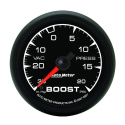 Laddtrycksmätare 52mm 30INHG / 20PSI (Mekanisk) ES