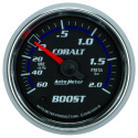 Laddtrycksmätare 52mm 60CMHG / 2.0BAR (Mekanisk) COBALT