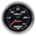 Laddtrycksmätare 52mm 30PSI (Digital Stepper-motor) COBALT