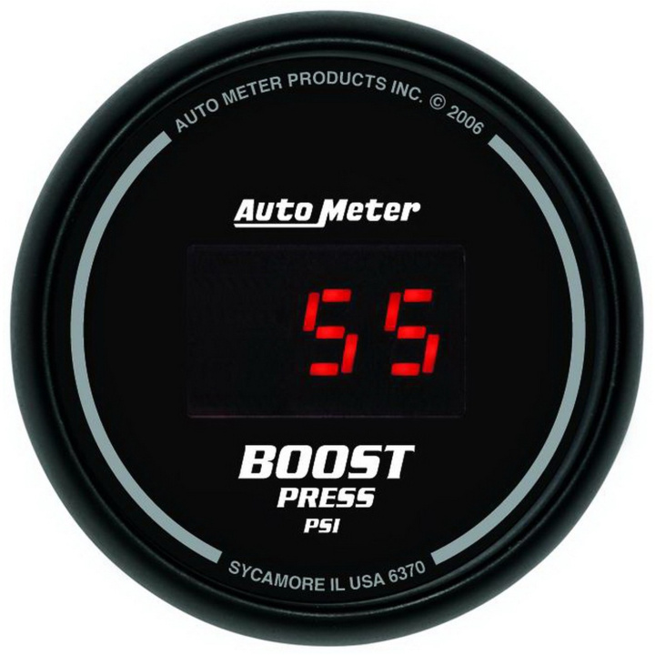 atm6370 Laddtrycksmätare 52mm 60PSI Sport-Comp Digital