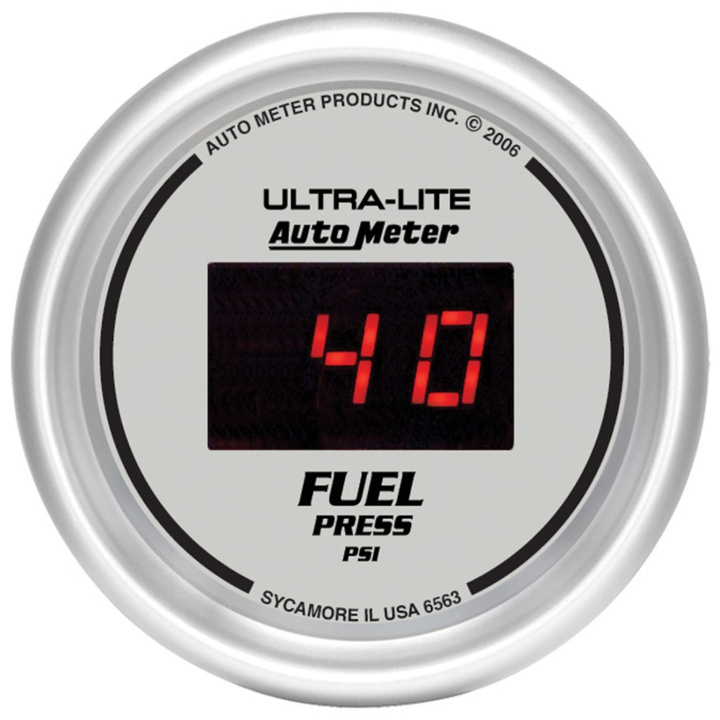 atm6563 Bränsletrycksmätare 52mm 100PSI Ultra-Lite Digital