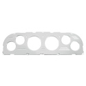 Mätarhållare Panel CHEVY TRUCK 60-63 2 X 79.3mm 4 X 52.4mm BILLET Autometer
