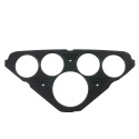 Mätarhållare Panel CHEVY TRUCK 55-59 1 X 79.3mm 4 X 52.4mm BLACK Autometer