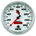 Hastighetsmätare 127mm 160MPH (Elektrisk). Programerbar C2