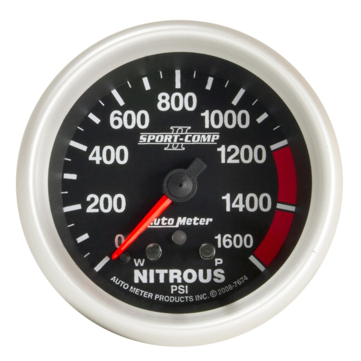 atm7674 Lustgasmätare (Tryck) 66.7mm 1600 PSI (Digital Steper-motor) SPORT-COMP II