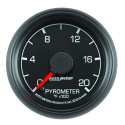 EGT-mätare 52mm 2000ºF (Digital Stepper-motor) FORD FACTORY MATCH