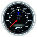 Hastighetsmätare 87mm 160MPH (Elektrisk) Programerbar Svart MOPAR