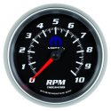 Varvräknare 87mm 10 000 RPM In-Dash Svart MOPAR