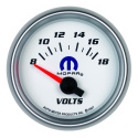 Voltmätare 52mm 18V (Elektrisk) Vit MOPAR