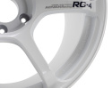 Advan RG-4 18x9 +35 5x114.3 Racing Vit & Svarvad Kant Fälg