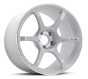 Advan RG-4 18x9.5 +45 5x120 Racing Vit & Svarvad Kant Fälg