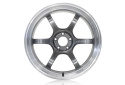 Advan R6 20x9 +48mm 5-112 Machining & Racing Hyper Svart Fälg
