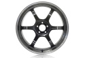 Advan R6 20x11 +5mm 5-114,3 Machining & Svart Coating Graphite Fälg