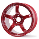 Advan TC4 18x9,5 +45 5-100 Candy Racing Red Fälg