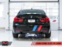 BMW F3X 340i/440i Touring Edition Axle Back Krom Silver Utblås (102mm) AWE Tuning