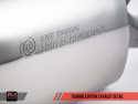 BMW F3X 340i/440i Touring Edition Axle Back Krom Silver Utblås (102mm) AWE Tuning