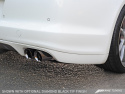 Panamera Turbo Performance Exhaust System Touring Edition Polished Silver Tips AWE Tuning