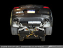 Porsche Panamera S/4S Touring Edition Avgassystem - Polished Silver Tips AWE Tuning