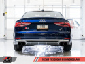 Audi B9 S5 Coupe 3.0T Track Edition Avgassystem - Svarta Utblås (102mm) AWE Tuning