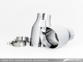 awe3015-32048 Audi C7 A6 3.0T Touring Edition Exhaust - Dual Outlet, Chrome Silver Tips AWE Tuning (2)