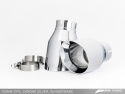 Audi C7 A6 3.0T Touring Edition Exhaust - Dual Outlet, Chrome Silver Tips AWE Tuning