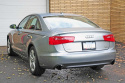 Audi C7 A6 3.0T Touring Edition Exhaust - Dual Outlet, Chrome Silver Tips AWE Tuning