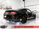 S550 Mustang GT 15-17 Cat-back Avgas - Touring Edition (Chrome Silver Tips) AWE Tuning